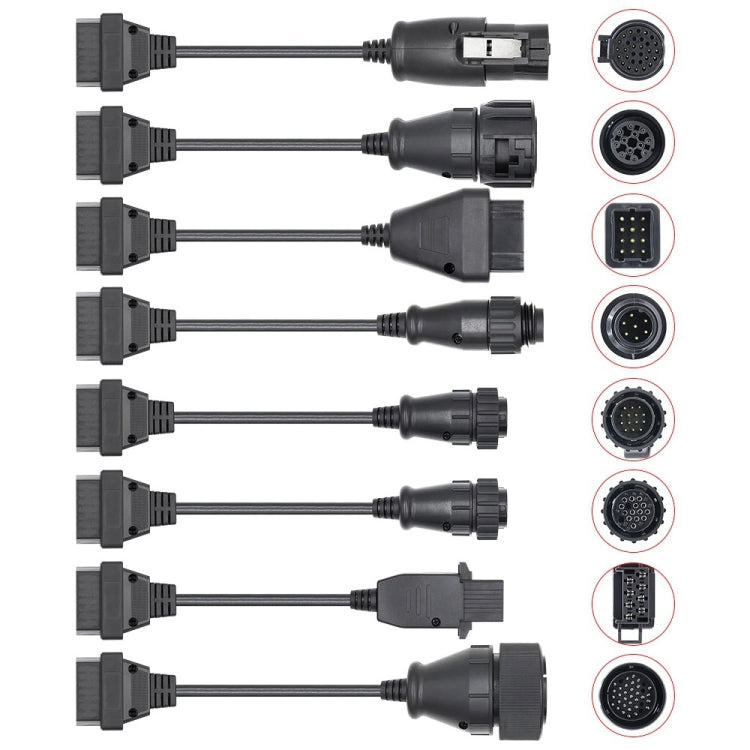 Cavo di conversione diagnostico OBD2 per strumento automatico TCS per camion 8 in 1, 8 in 1 Truck Conversion Cable