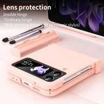 Custodia per telefono Macaron in tre pezzi con stilo, For Samsung Galaxy Z Flip4 5G, For Motorola Razr 2022