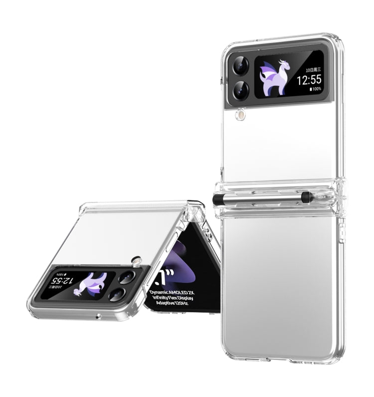 Custodia per telefono Macaron in tre pezzi con stilo, For Samsung Galaxy Z Flip4 5G, For Motorola Razr 2022