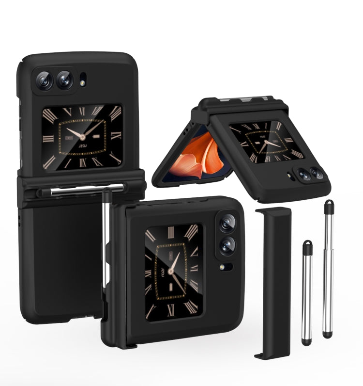 Custodia per telefono Macaron in tre pezzi con stilo, For Samsung Galaxy Z Flip4 5G, For Motorola Razr 2022