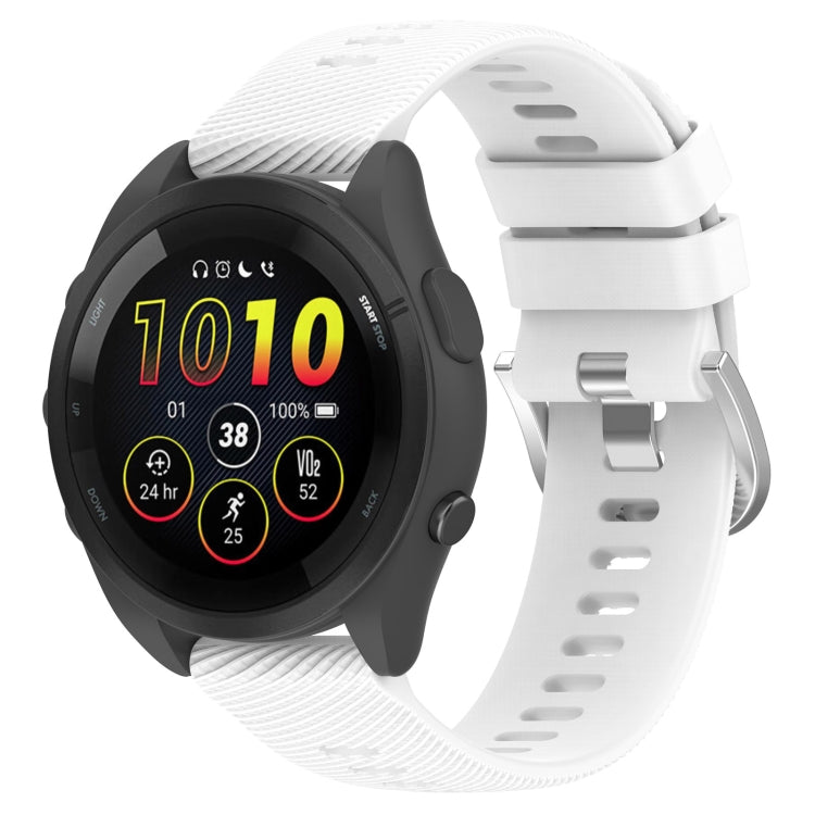 Cinturino in silicone tinta unita da 22 mm, For Garmin Forerunner 265