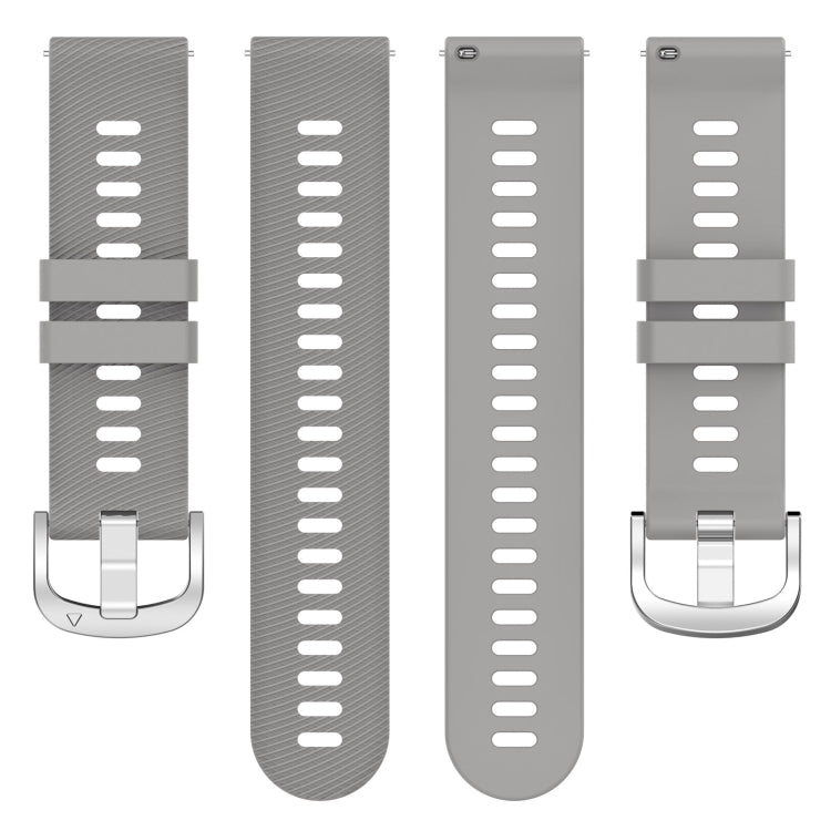 Cinturino in silicone tinta unita da 22 mm, For Garmin Forerunner 265