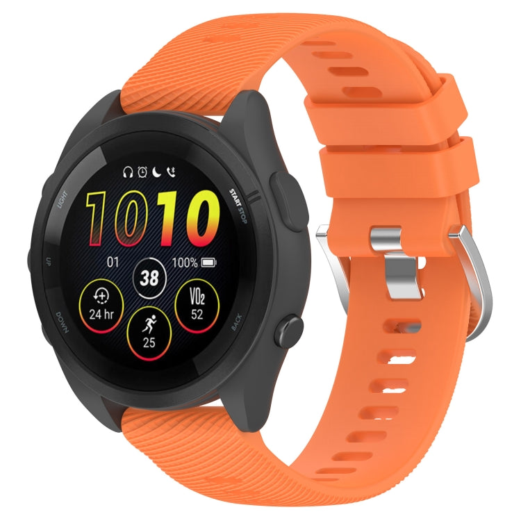 Cinturino in silicone tinta unita da 22 mm, For Garmin Forerunner 265