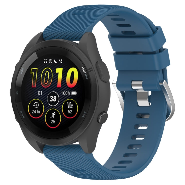 Cinturino in silicone tinta unita da 22 mm, For Garmin Forerunner 265