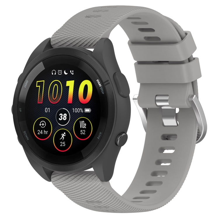 Cinturino in silicone tinta unita da 18 mm, For Garmin Forerunner 265S
