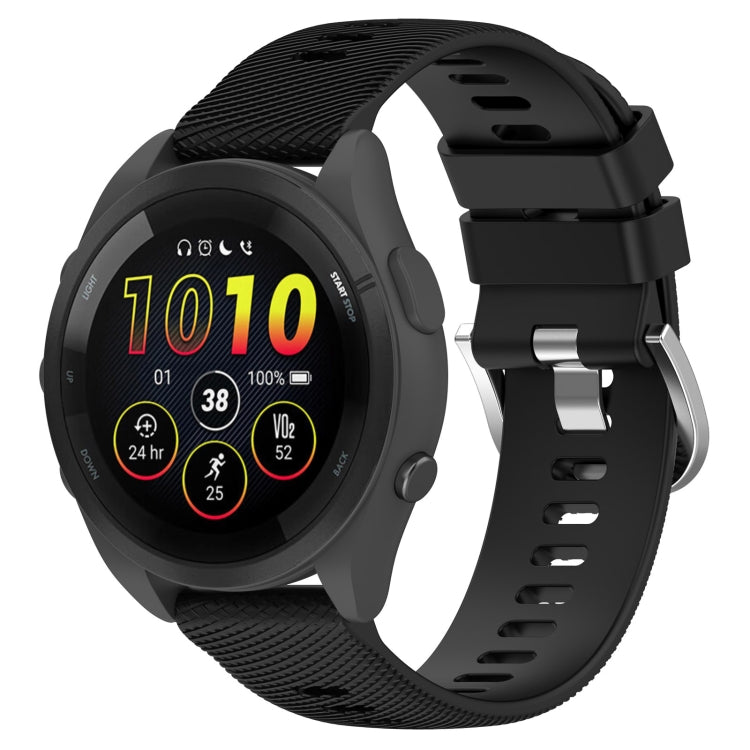 Cinturino in silicone tinta unita da 18 mm, For Garmin Forerunner 265S