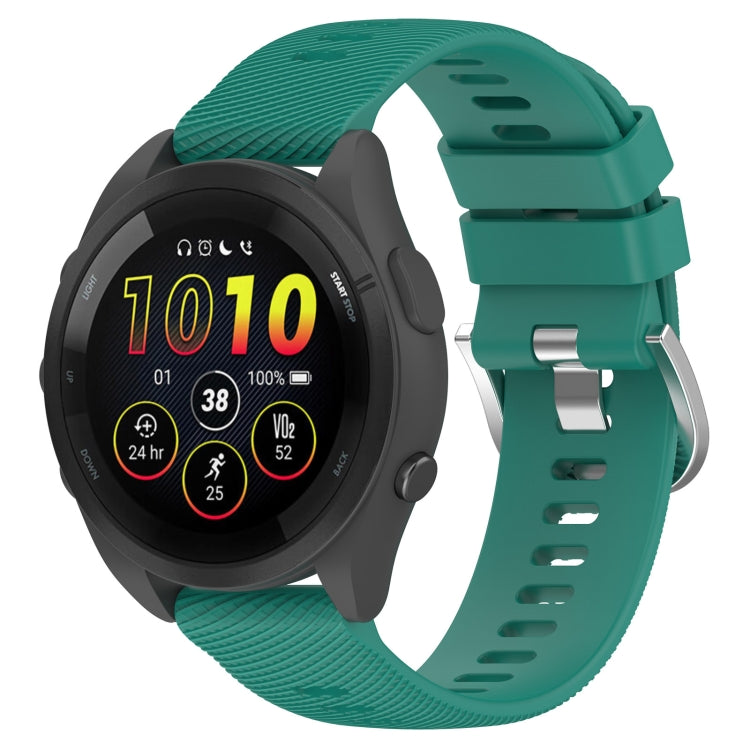 Cinturino in silicone tinta unita da 18 mm, For Garmin Forerunner 265S