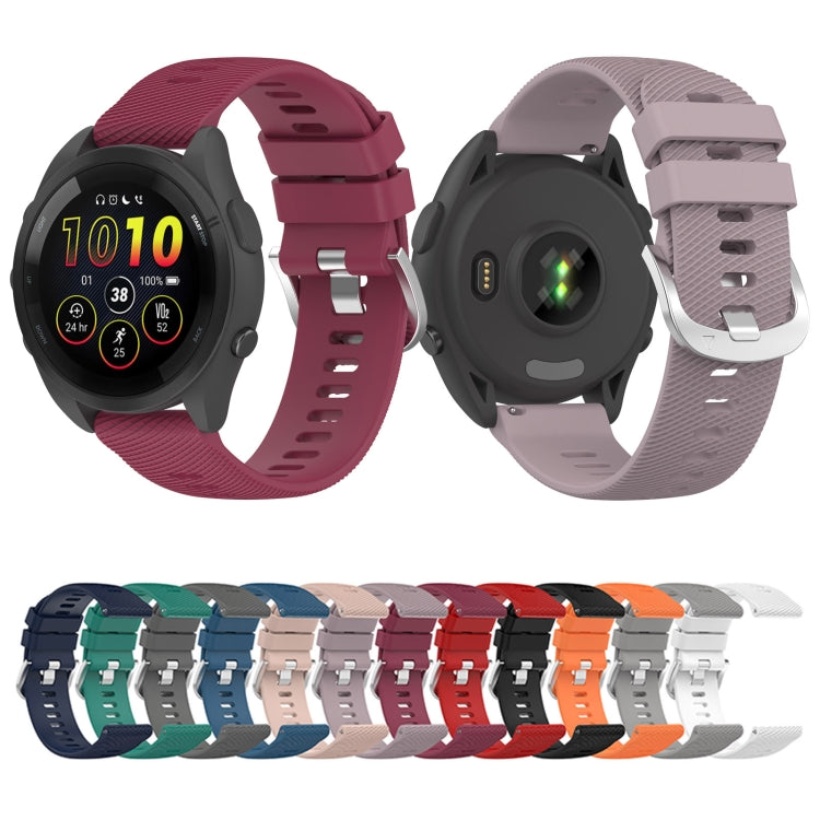 Cinturino in silicone tinta unita da 18 mm, For Garmin Forerunner 265S