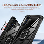 Custodia per telefono con protezione dell'obiettivo in TPU + PC con supporto per anello, For Samsung Galaxy A54