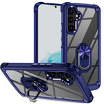 Custodia per telefono con protezione dell'obiettivo in TPU + PC con supporto per anello, For Samsung Galaxy A54