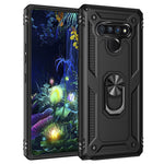 Per LG Stylo 6 Custodia protettiva antiurto in TPU + PC con supporto girevole a 360 gradi, For LG Stylo 6