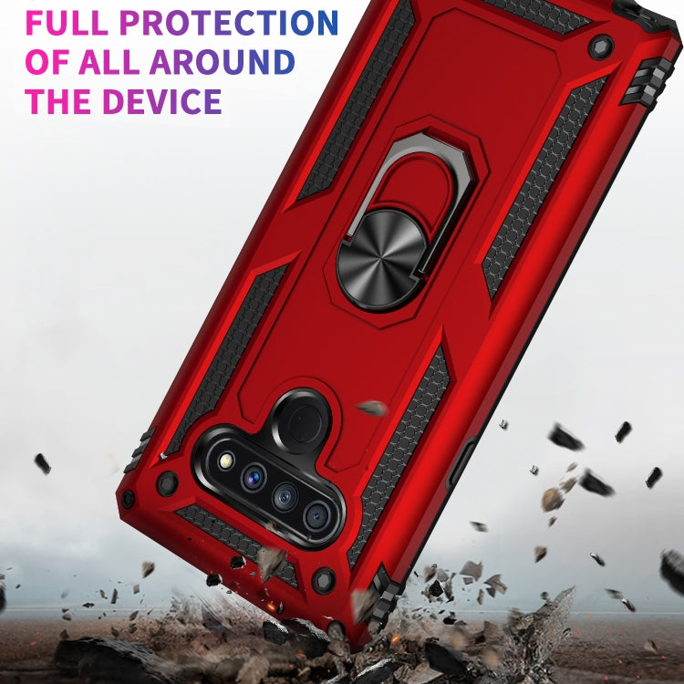 Per LG Stylo 6 Custodia protettiva antiurto in TPU + PC con supporto girevole a 360 gradi, For LG Stylo 6