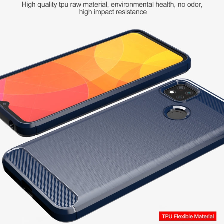 Custodia per telefono TPU in fibra di carbonio con trama spazzolata, For Xiaomi Redmi 9 Activ, For Xiaomi Redmi 9 India, For Xiaomi Redmi 9C NFC, For Xiaomi Redmi 10A, For Xiaomi 12S, For Xiaomi 12X, For Xiaomi 12 Pro Dimensity, For Xiaomi 12S Pro