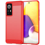 Custodia per telefono TPU in fibra di carbonio con trama spazzolata, For Xiaomi Redmi 9 Activ, For Xiaomi Redmi 9 India, For Xiaomi Redmi 9C NFC, For Xiaomi Redmi 10A, For Xiaomi 12S, For Xiaomi 12X, For Xiaomi 12 Pro Dimensity, For Xiaomi 12S Pro