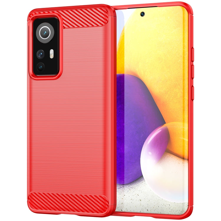Custodia per telefono TPU in fibra di carbonio con trama spazzolata, For Xiaomi Redmi 9 Activ, For Xiaomi Redmi 9 India, For Xiaomi Redmi 9C NFC, For Xiaomi Redmi 10A, For Xiaomi 12S, For Xiaomi 12X, For Xiaomi 12 Pro Dimensity, For Xiaomi 12S Pro
