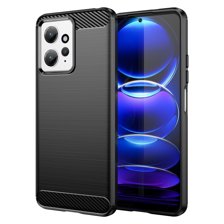 Custodia per telefono TPU in fibra di carbonio con trama spazzolata, For Xiaomi Redmi Note 12 4G Global, For Samsung Galaxy S20 FE 2022, For Samsung Galaxy S21, For Samsung Galaxy S21 Ultra, For Samsung Galaxy S21+, For Samsung Galaxy S20 FE