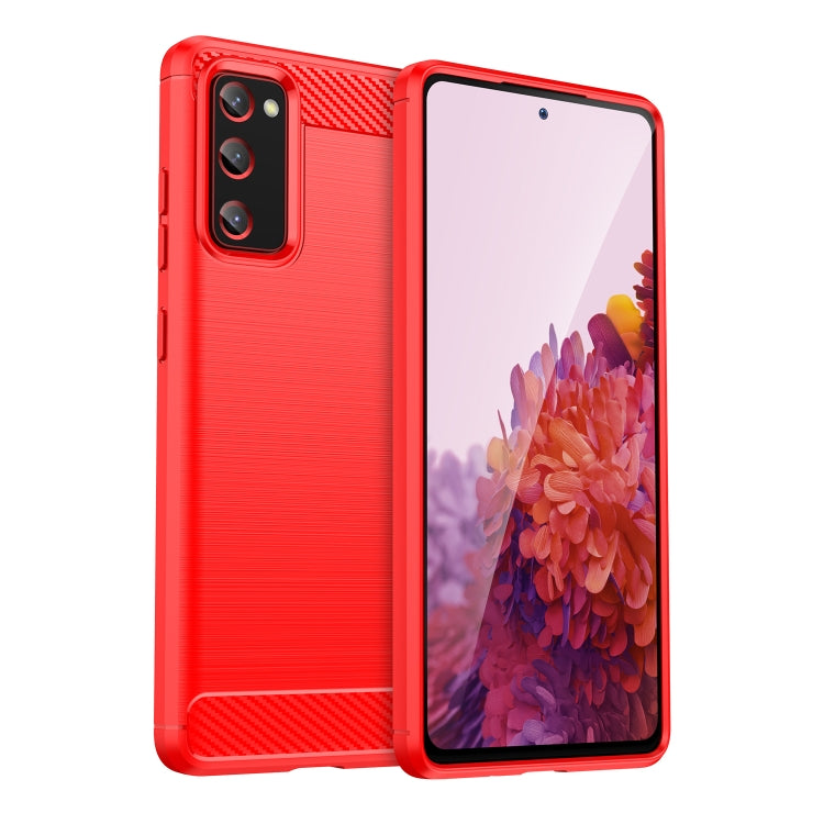 Custodia per telefono TPU in fibra di carbonio con trama spazzolata, For Xiaomi Redmi Note 12 4G Global, For Samsung Galaxy S20 FE 2022, For Samsung Galaxy S21, For Samsung Galaxy S21 Ultra, For Samsung Galaxy S21+, For Samsung Galaxy S20 FE