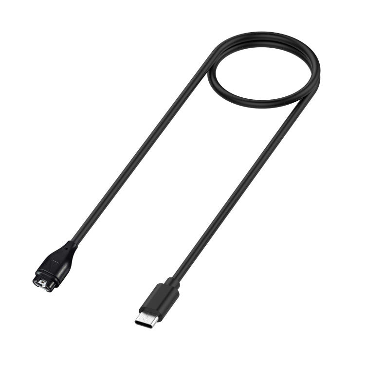 Cavo di ricarica per smartwatch universale di tipo C / USB-C, lunghezza: 1 m, For Garmin Forerunner 265 / 265S / 965