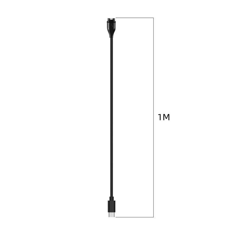 Cavo di ricarica per smartwatch universale di tipo C / USB-C, lunghezza: 1 m, For Garmin Forerunner 265 / 265S / 965