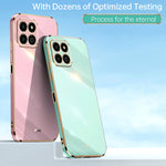 Custodia per telefono in TPU elettrolitico 6D con bordo dritto XINLI, For Honor X8a 2023, For Honor X9a 5G, For Huawei nova Y61