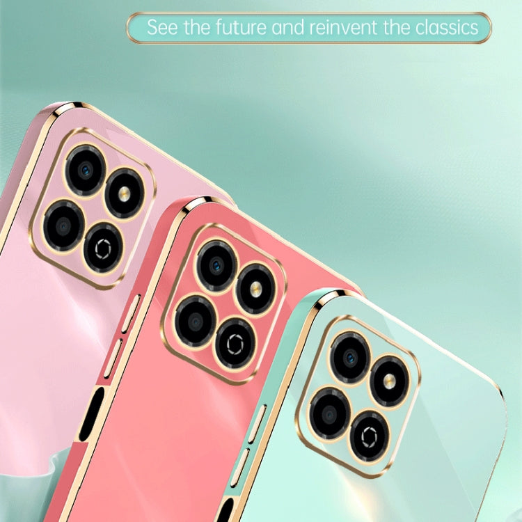 Custodia per telefono in TPU elettrolitico 6D con bordo dritto XINLI, For Honor X8a 2023, For Honor X9a 5G, For Huawei nova Y61