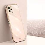 Custodia per telefono in TPU elettrolitico 6D con bordo dritto XINLI, For Honor X8a 2023, For Honor X9a 5G, For Huawei nova Y61
