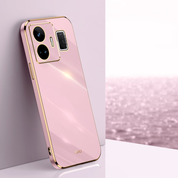 Custodia per telefono in TPU elettrolitico 6D con bordo dritto XINLI, For OnePlus 11, For OnePlus Ace 2, For Realme GT Neo 5