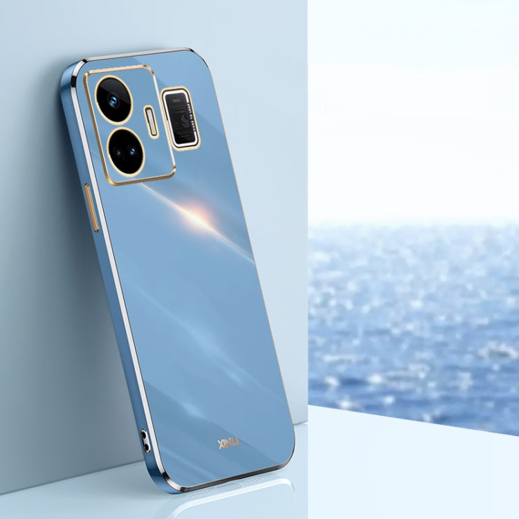 Custodia per telefono in TPU elettrolitico 6D con bordo dritto XINLI, For OnePlus 11, For OnePlus Ace 2, For Realme GT Neo 5