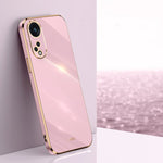 Custodia per telefono in TPU elettrolitico 6D con bordo dritto XINLI, For OPPO Reno8 T 5G, For vivo Y100, For Samsung Galaxy A24 4G
