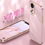 Custodia per telefono in TPU elettrolitico 6D con bordo dritto XINLI, For OPPO Reno8 T 5G, For vivo Y100, For Samsung Galaxy A24 4G