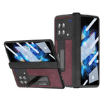 Custodia per telefono all-inclusive Napa Texture, For vivo X Fold, For Huawei Mate X2 5G, For Samsung Galaxy Z Fold2 5G