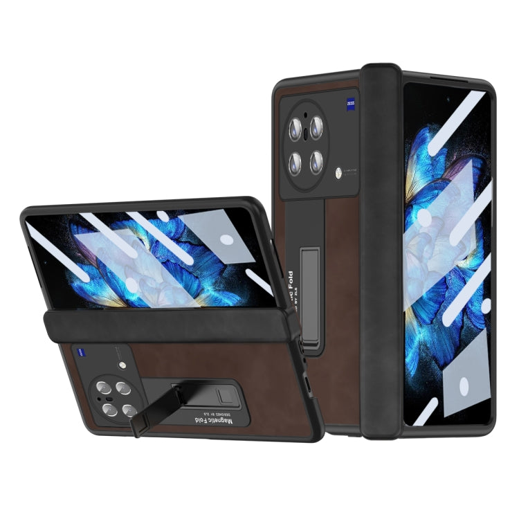 Custodia per telefono all-inclusive Napa Texture, For vivo X Fold, For Huawei Mate X2 5G, For Samsung Galaxy Z Fold2 5G