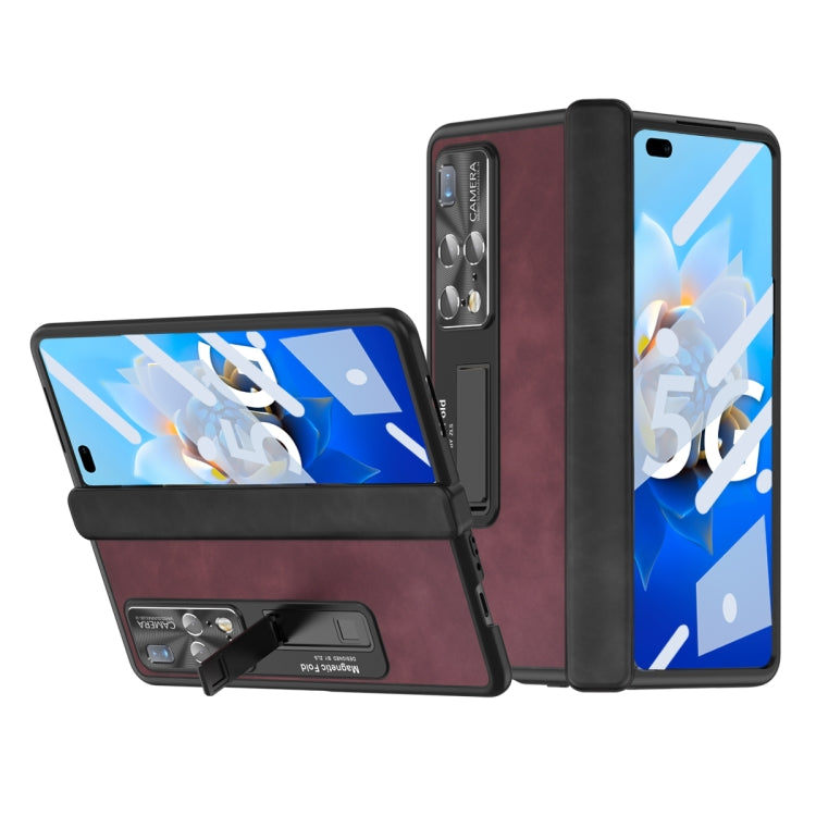 Custodia per telefono all-inclusive Napa Texture, For vivo X Fold, For Huawei Mate X2 5G, For Samsung Galaxy Z Fold2 5G