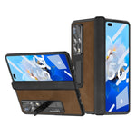 Custodia per telefono all-inclusive Napa Texture, For vivo X Fold, For Huawei Mate X2 5G, For Samsung Galaxy Z Fold2 5G