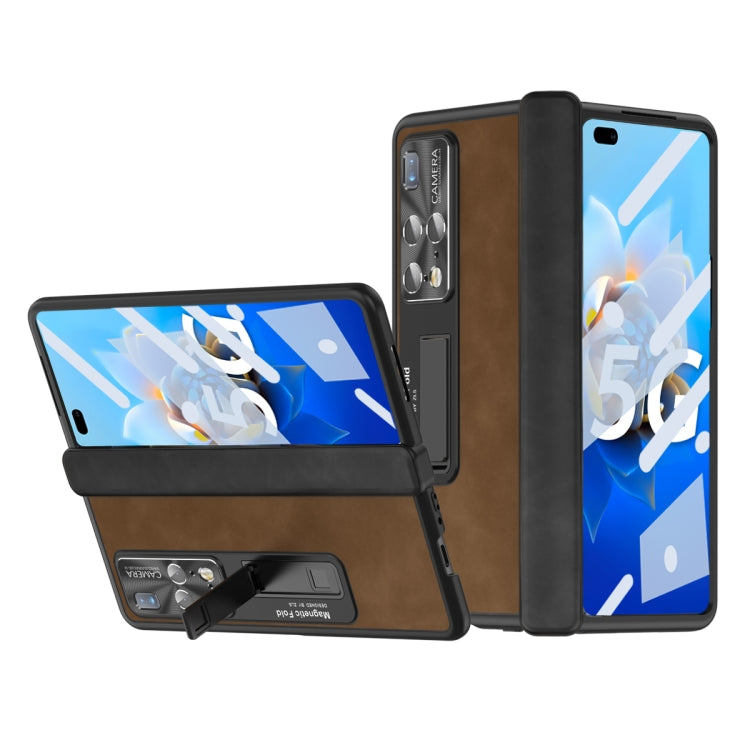 Custodia per telefono all-inclusive Napa Texture, For vivo X Fold, For Huawei Mate X2 5G, For Samsung Galaxy Z Fold2 5G