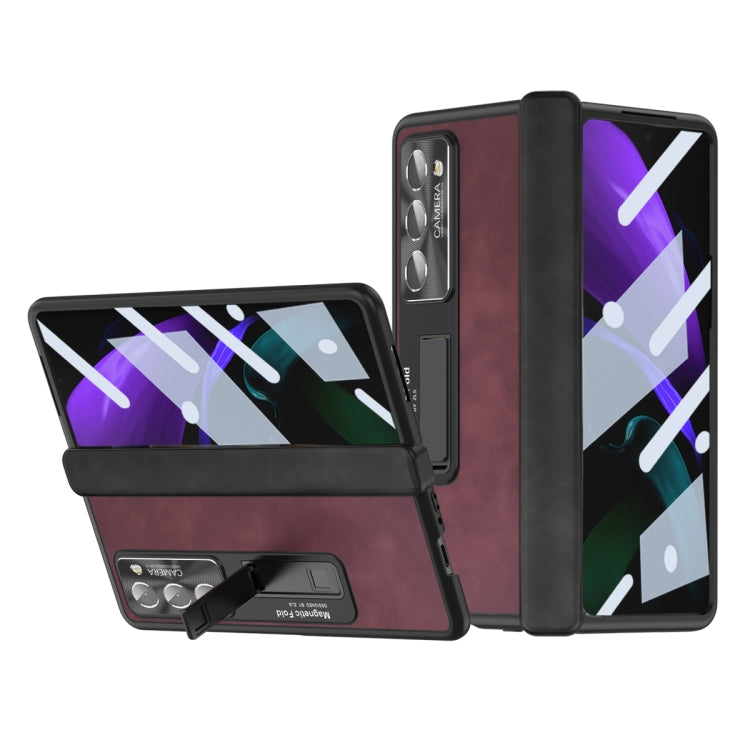 Custodia per telefono all-inclusive Napa Texture, For vivo X Fold, For Huawei Mate X2 5G, For Samsung Galaxy Z Fold2 5G