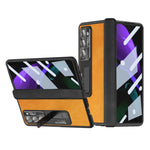 Custodia per telefono all-inclusive Napa Texture, For vivo X Fold, For Huawei Mate X2 5G, For Samsung Galaxy Z Fold2 5G