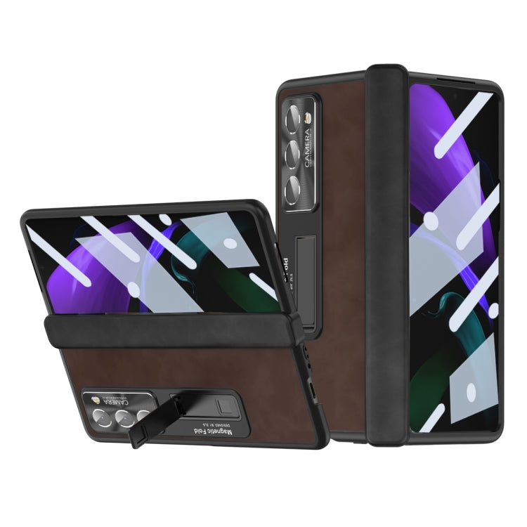 Custodia per telefono all-inclusive Napa Texture, For vivo X Fold, For Huawei Mate X2 5G, For Samsung Galaxy Z Fold2 5G