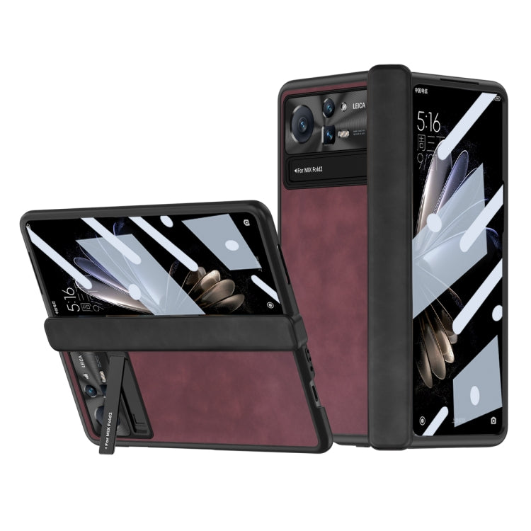 Custodia per telefono all-inclusive Napa Texture, For Xiaomi Mix Fold 2