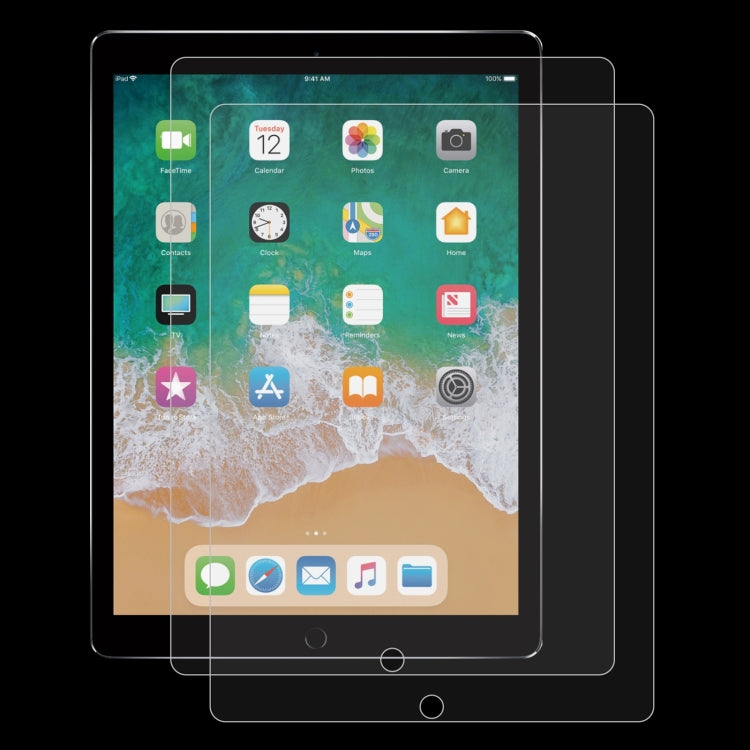 Pellicola per tablet in vetro temperato antideflagrante da 2 pezzi 9H 2.5D, For iPad Pro 12.9 2017 / 2015 (2pcs), For OPPO Pad 2 / Pad Neo 11.4(2 PCS)