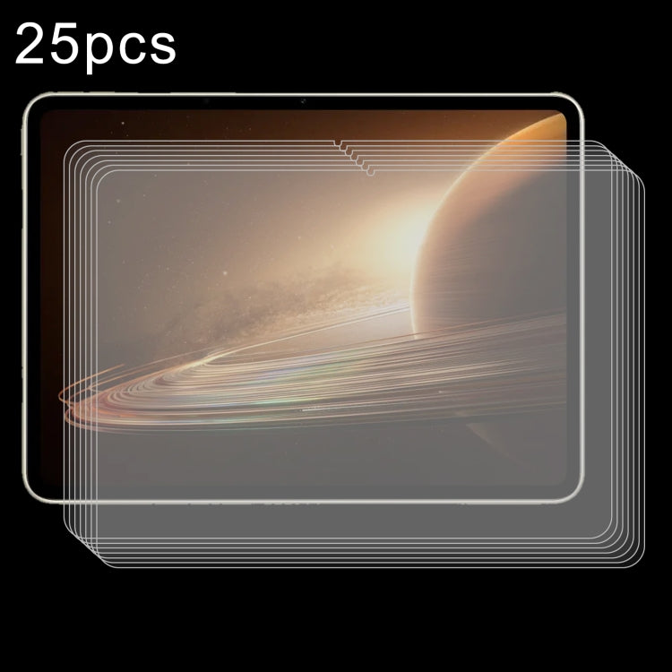 Pellicola per tablet in vetro temperato antideflagrante da 25 pezzi 9H 2.5D, For iPad Pro 12.9 2017 / 2015 (25pcs), For OPPO Pad 2 / Pad Neo 11.4(25 PCS)