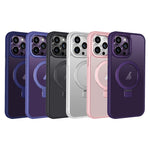Custodia per telefono con supporto magnetico Skin Feel MagSafe, For iPhone 12 Pro, For iPhone 12, For iPhone 11 Pro Max, For iPhone 11
