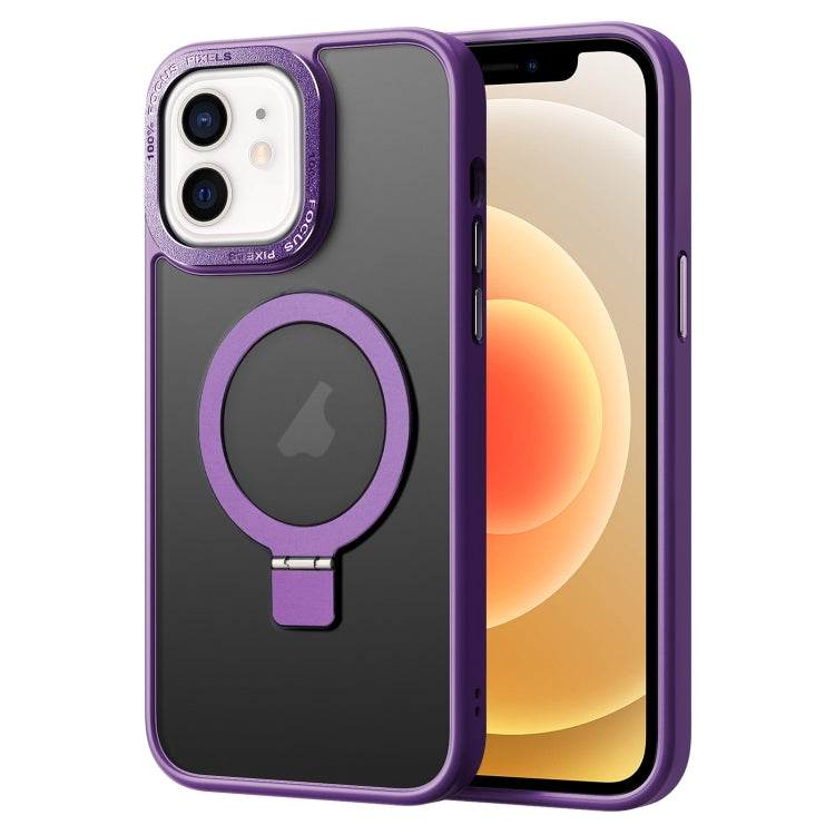 Custodia per telefono con supporto magnetico Skin Feel MagSafe, For iPhone 12 Pro, For iPhone 12, For iPhone 11 Pro Max, For iPhone 11