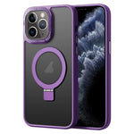 Custodia per telefono con supporto magnetico Skin Feel MagSafe, For iPhone 12 Pro, For iPhone 12, For iPhone 11 Pro Max, For iPhone 11