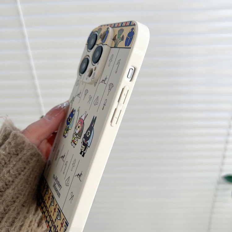 Custodia per telefono con bordo dritto in silicone liquido, For iPhone SE 2022 / 2020 / 7 / 8, For iPhone 7 Plus / 8 Plus