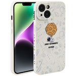 Custodia per cellulare con bordo dritto in silicone modello astronauta, For iPhone 14, For iPhone 14 Plus, For iPhone 14 Pro