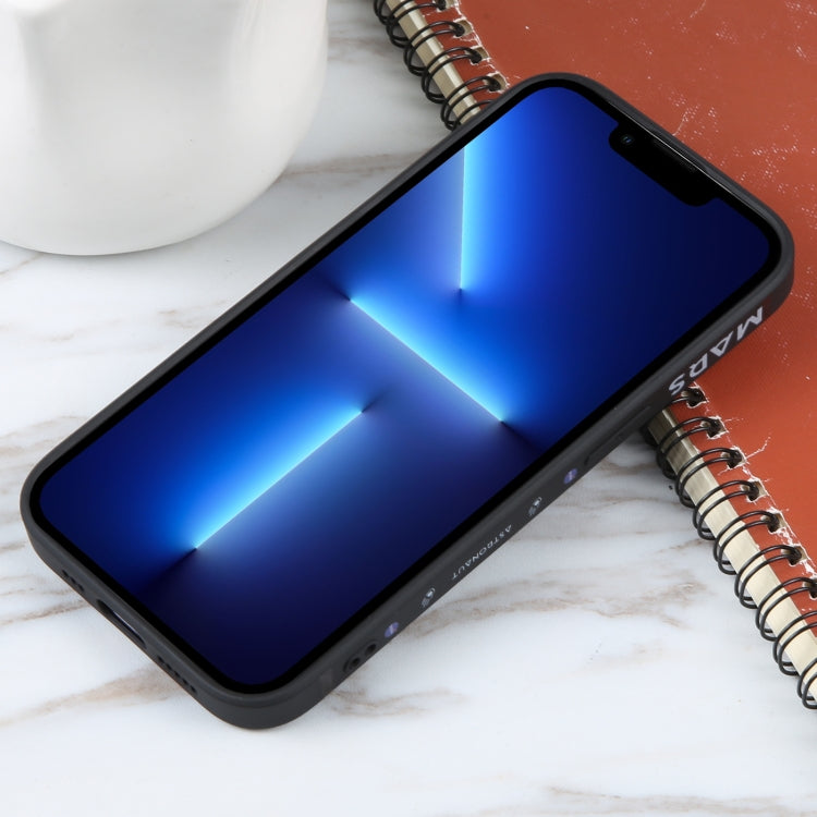 Custodia per cellulare con bordo dritto in silicone modello astronauta, For iPhone 13 Pro Max, For iPhone 12, For iPhone 12 Pro