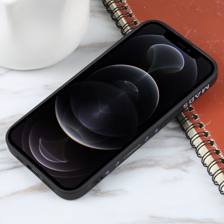 Custodia per cellulare con bordo dritto in silicone modello astronauta, For iPhone 12 Pro Max, For iPhone 11, For iPhone 11 Pro