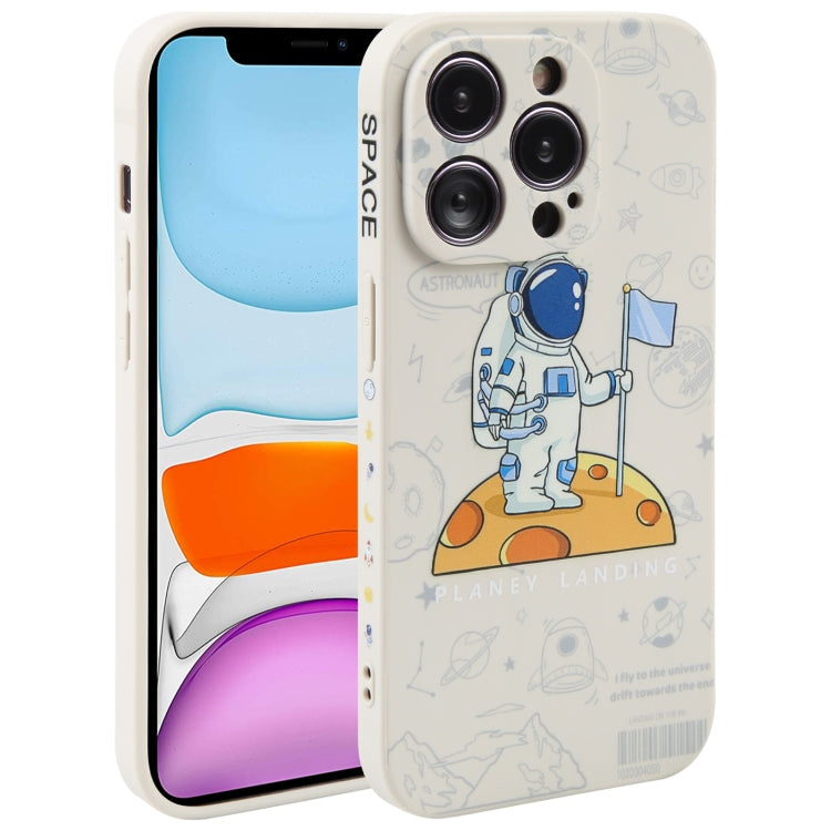Custodia per cellulare con bordo dritto in silicone modello astronauta, For iPhone 12 Pro Max, For iPhone 11, For iPhone 11 Pro