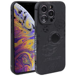 Custodia per cellulare con bordo dritto in silicone modello astronauta, For iPhone 11 Pro Max, For iPhone X / XS, For iPhone XS Max